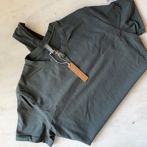 SKIMS COTTON JERSEY T-SHIRT BODYSUIT - Deep Sea